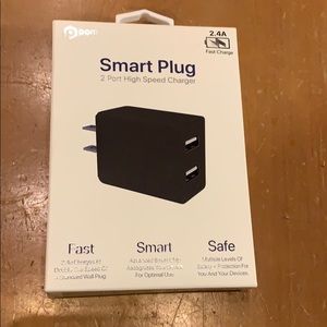 pom Smart Plug 2 Port High Speed Charger